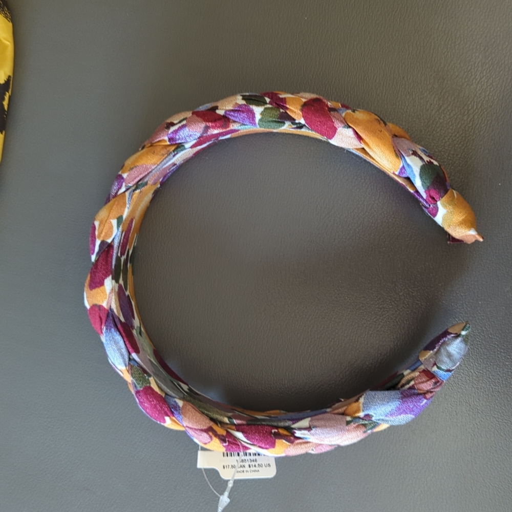 Torrid Floral Braided Headband NWT